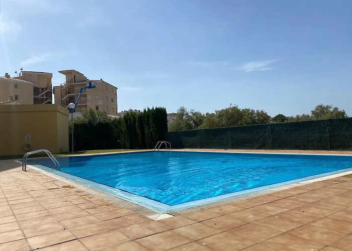 Luminoso Apartamento Con Piscina, Terraza Y Parking, Cerca De La Playa En Santa Margarida - Es-228-125